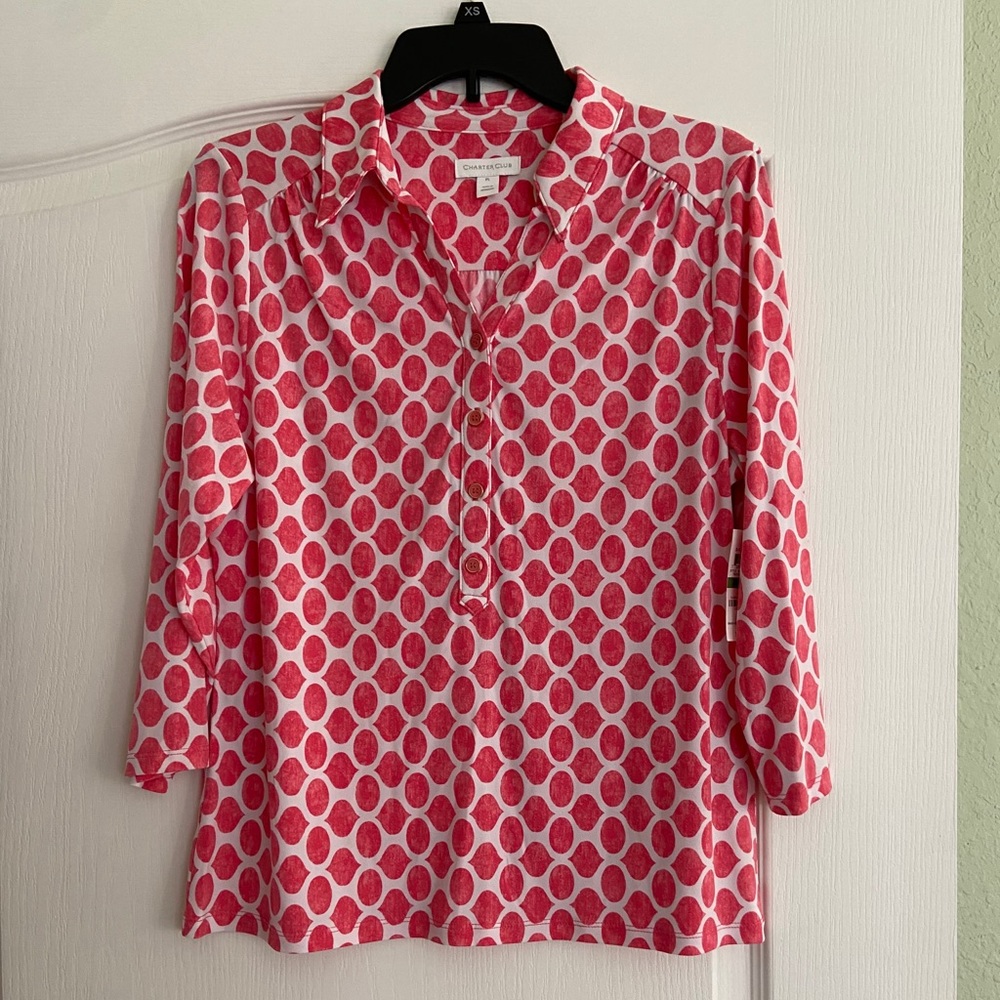NWT Charter Club Blouse LP